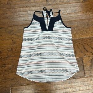 Athleta women’s patterned tie summer top